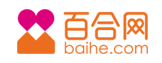 百合网标志logo