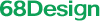 68Design网站标志logo