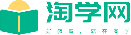 淘学网标志logo